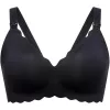 Momcozy YN46 (M) | Besiūlė gėlėta liemenėlė maitinimui Push-up | Juoda gėlėta