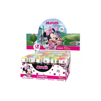 Muiliniai burbulai 60 ml Minnie vitrina 36 vnt.