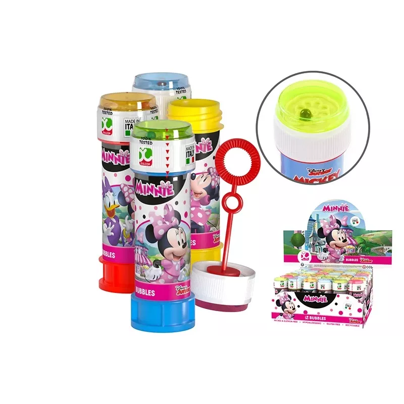 Muiliniai burbulai 60 ml Minnie vitrina 36 vnt.