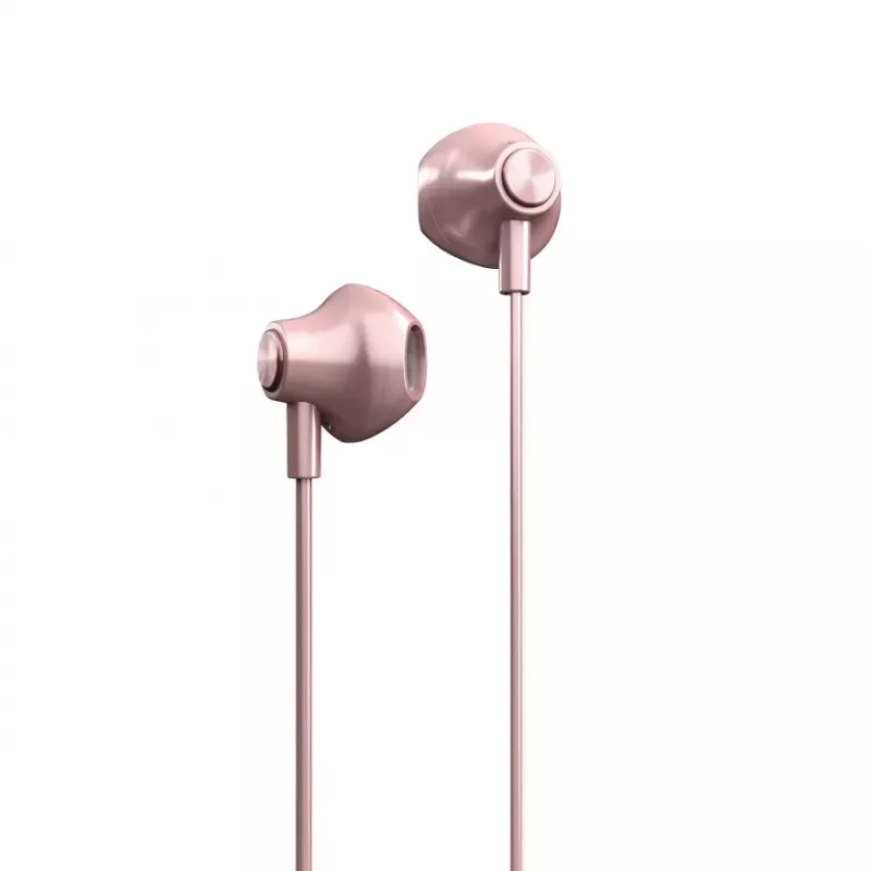 Ausinės Energy Sistem EasyPods, USB-C, rožinis auksas