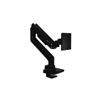 Monitorio laikiklis Arozzi AZ-ALZARE-NEO-PRO-BK — vienos rankos, VESA 75/100, maks. apkrova 20 kg, aukščio reguliavimas, pakreipimas ir pasukimas, juodas