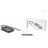 Docking stotelė ITEC i-tec USB-C Metal Nano 3x Ekranas (DP, HDMI, VGA) su Power Delivery 100 W, 4x USB-A, Gigabit Ethernet