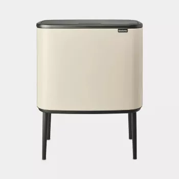 Brabantia Bo Touch Bin 33 L 3 krepšeliai Smėlio spalvos Plotis 540 mm Gylis 312 mm Aukštis 680 mm