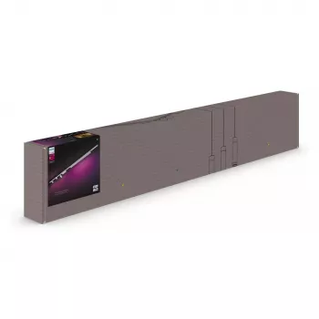 Lubinis protingas apšvietimo rinkinys Philips Hue Perifo tiesus (3 reguliuojami prožektoriai, 1 šviesos juosta) Bluetooth, Baltas, 220–240V, 24V lemputės