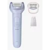 Epiliatorius Philips 8000 Series BRE708/00 – belaidis, šlapiam ir sausam naudojimui, 32 pincetai, 2 greičiai, mėlynas