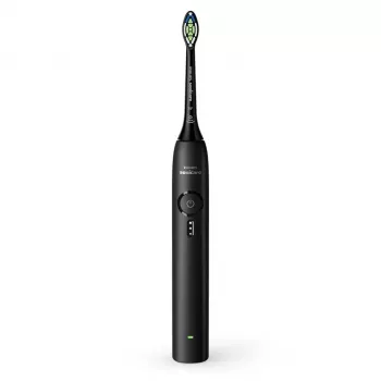 Įkraunamas soninis dantų šepetėlis Philips 3100 serijos HX4033/32 – ličio jonų baterija, 1 rankena, 1 šepetėlio galvutė, Daily Care režimas, juodas