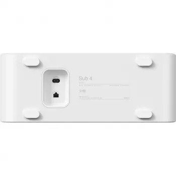 Aktyvus žemų dažnių garsiakalbis Sonos Sub 4 – D klasės stiprintuvas, AC 110–240V, 40,2×15,8×38,9 cm, juodas arba baltas