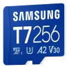 Samsung T7 256 GB mėlyna microSDXC atminties kortelė UHS-I U3 V30 skaitymas 170 MB/s