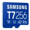 Samsung T7 256 GB mėlyna microSDXC atminties kortelė UHS-I U3 V30 skaitymas 170 MB/s