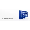 Samsung T7 256 GB mėlyna microSDXC atminties kortelė UHS-I U3 V30 skaitymas 170 MB/s