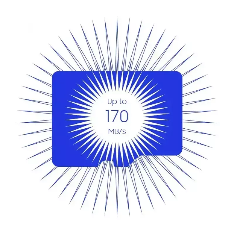 Samsung T7 256 GB mėlyna microSDXC atminties kortelė UHS-I U3 V30 skaitymas 170 MB/s