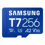 Samsung T7 256 GB mėlyna microSDXC atminties kortelė UHS-I U3 V30 skaitymas 170 MB/s