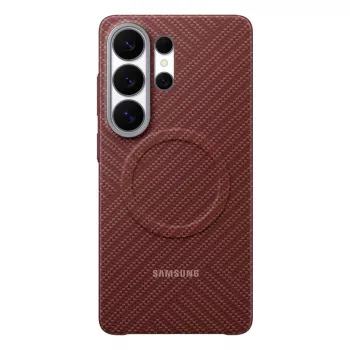 Samsung Carbon Magnet Dėklas Galaxy S26 Ultra, Raudonas