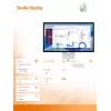 Monitor Apple Studio Display (standartinis stiklas) su pasukamu ir aukščio reguliavimo stovu