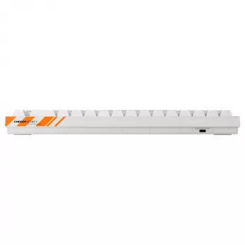 Mechaninė žaidimų klaviatūra Cherry K5 Pro TMR Compact 65% AZERTY RGB Vairai USB Orange White