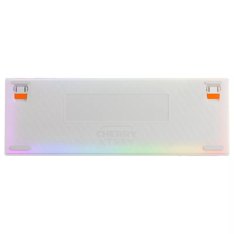Mechaninė žaidimų klaviatūra Cherry K5 Pro TMR Compact 65% AZERTY RGB Vairai USB Orange White