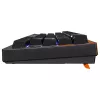 Mechaninė žaidimų klaviatūra Cherry K5 PRO TMR COMPACT — 65 % AZERTY, USB laidinė, RGB foninis apšvietimas, Juoda/Oranžinė