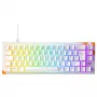 Mechaninė žaidimų klaviatūra Cherry K5 Pro TMR Compact — 65 % QWERTY USB laidinė, RGB, magnetinis jungiklis, oranžinė/balta
