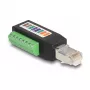 DeLOCK RJ45 kištukas Cat.5e į gnybtų bloką adapteris 90° kampu