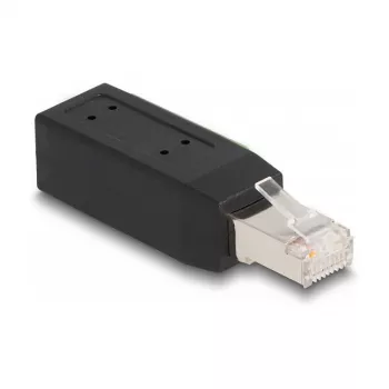 DeLOCK RJ45 kištukas Cat.5e į gnybtų bloką adapteris 90° kampu