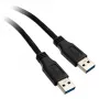 USB 3.2 Gen.1 laidas, A tipo kištukas / A tipo kištukas, InLine 35215, juodas, 1,5 m