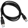 USB 3.2 Gen.1 laidas, A tipo kištukas / A tipo kištukas, InLine 35215, juodas, 1,5 m