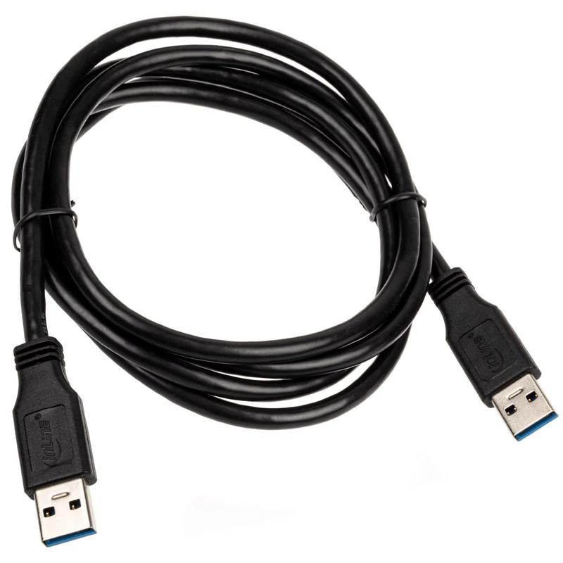 USB 3.2 Gen.1 laidas, A tipo kištukas / A tipo kištukas, InLine 35215, juodas, 1,5 m