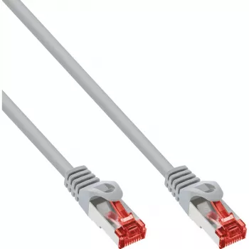 InLine B-76905 Cat 6 S/FTP tinklo kabelis 1 m (raudonas)
