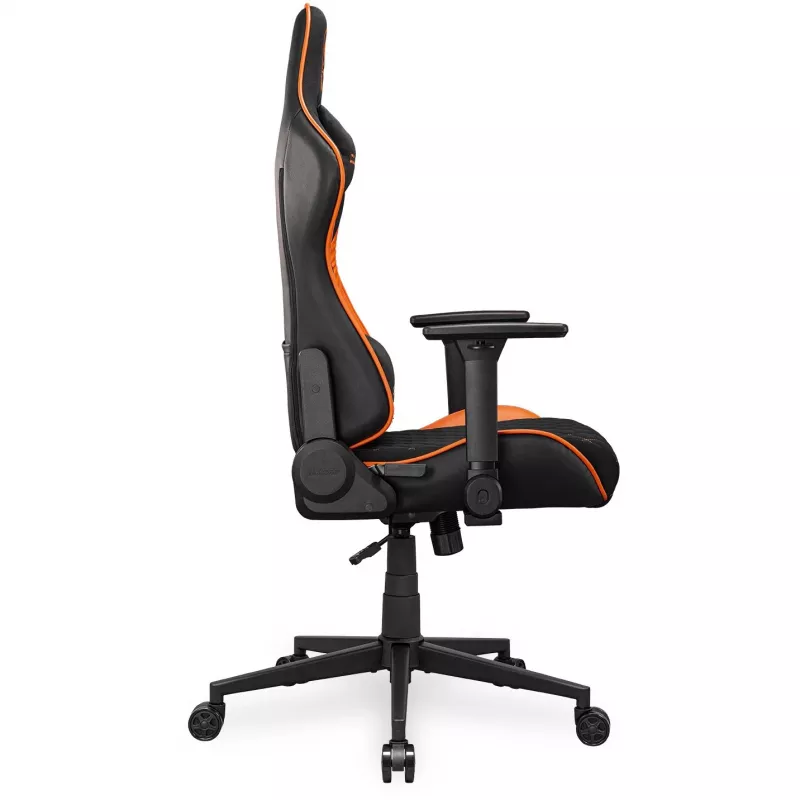 Universali žaidimų kėdė COUGAR Gaming Armor One V2 F, apmušta, paminkštinta sėdynė, juoda-oranžinė