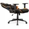 Universali žaidimų kėdė COUGAR Gaming Armor One V2 F, apmušta, paminkštinta sėdynė, juoda-oranžinė