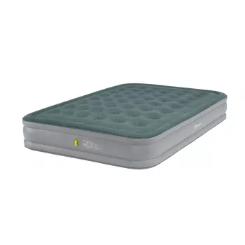 Dvivietis pripučiamas čiužinys Outwell 400116 – PVC, 1350×2000×300 mm, žalia/pilka
