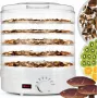 Extralink Home Large maisto džiovintuvas grybams, vaisiams, daržovėms ir žolelėms Powerful Pro 500W + 5 padėklai 27cm baltas