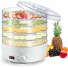 Extralink Home Large maisto džiovintuvas grybams, vaisiams, daržovėms ir žolelėms Powerful Pro 500W + 5 padėklai 27cm baltas