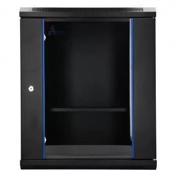 Extralink Lite 12U 530X400 sieninis spintos stovas juodas su lentyna
