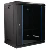 Extralink Lite 12U 530X400 sieninis spintos stovas juodas su lentyna