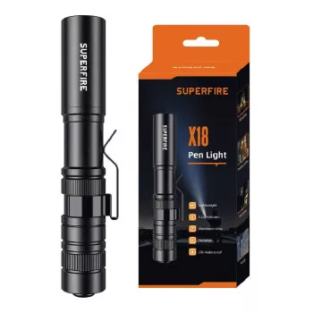 Žibintuvėlis Superfire X18 LED nešiojamas 55 lm 5 W, kompaktiškas