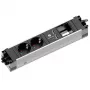 Maitinimo lizdas Bachmann STEP ALU 1x USB 1x pasirenkamas modulis 2x maitinimo lizdai