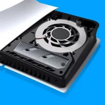 GrauGear G-PS5HS05+ aušinimo sprendimas su šilumos vamzdeliais M.2 NVMe SSD ir procesoriui, skirta PlayStation 5 Slim & Pro, pilka