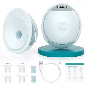 Paruu P20 HANDS-FREE Nešiojamas Pieno Siurblys Žalias Dvigubas Rinkinys