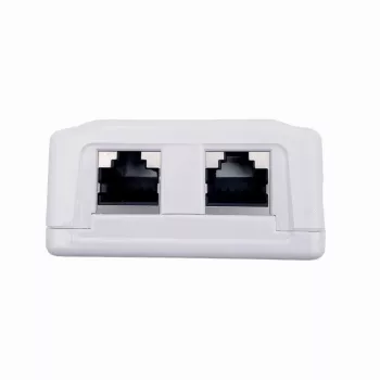 GEMBIRD Gniazdo natynkowe 2×RJ45 Cat6A FTP – sieninis ekranuotas lizdas
