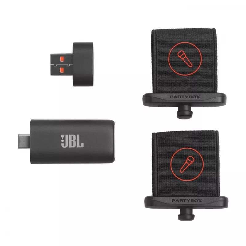 JBL EasySing Mics Black belaidžių mikrofonų rinkinys