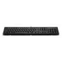 HP 125 laidinė klaviatūra, pilno dydžio, USB, membraninė, juoda