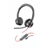 HP Poly Blackwire 8225 USB-C ausinės, laidinės, biurui/skambučių centrui, 185 g, juodos