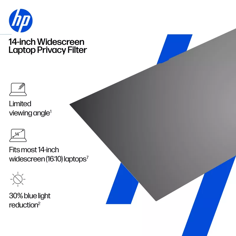 HP privatumo filtras 14 colių plačiaekraniam nešiojamam kompiuteriui