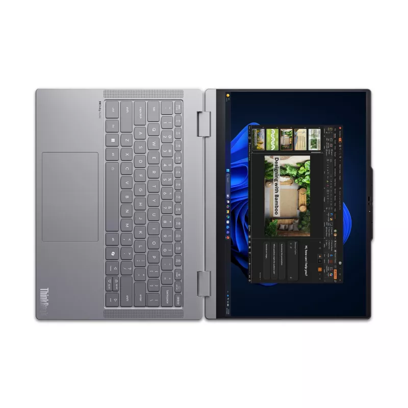 Konvertuojamas nešiojamas kompiuteris „2-in-1“ Lenovo ThinkBook 14 G6 IPL Copilot+ — Intel Core Ultra 5 325, 14 colių WUXGA liečiamasis ekranas, 16 GB DDR5, 512 GB SSD, Windows 11 Pro, pilka