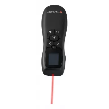 Verbatim Keynote Wireless Presenter su LCD ekranu, RF, USB, 30 m, juoda