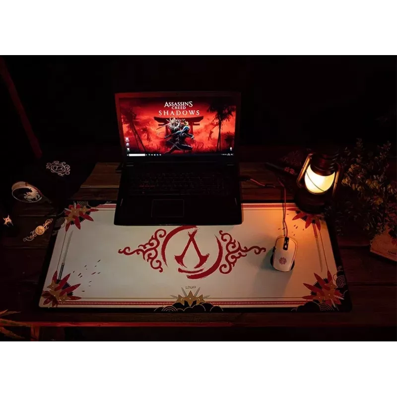Lexip Assassin’s Creed Shadows „Initiate“ dėžutė: PC žaidimo pelė ir kilimėlis