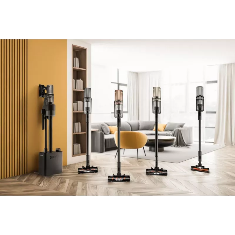Gorenje SVC296749NEBL 2-in-1 belaidis kombinuotas siurblys, sausas valymas, HEPA filtras, be maišelio, 0,6 l, 550 W, antracitas