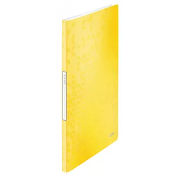 Leitz WOW segtuvas su kišenėmis PP 20 kišenių, geltona, PVC, A4, 231 mm, 13 mm