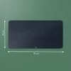 Leitz didelis veltinis staltiesės kilimėlis, tamsiai pilkas, 360 x 700 mm, 3 mm